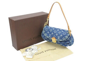 Louis Vuitton Monogram Denim Pleaty Blue